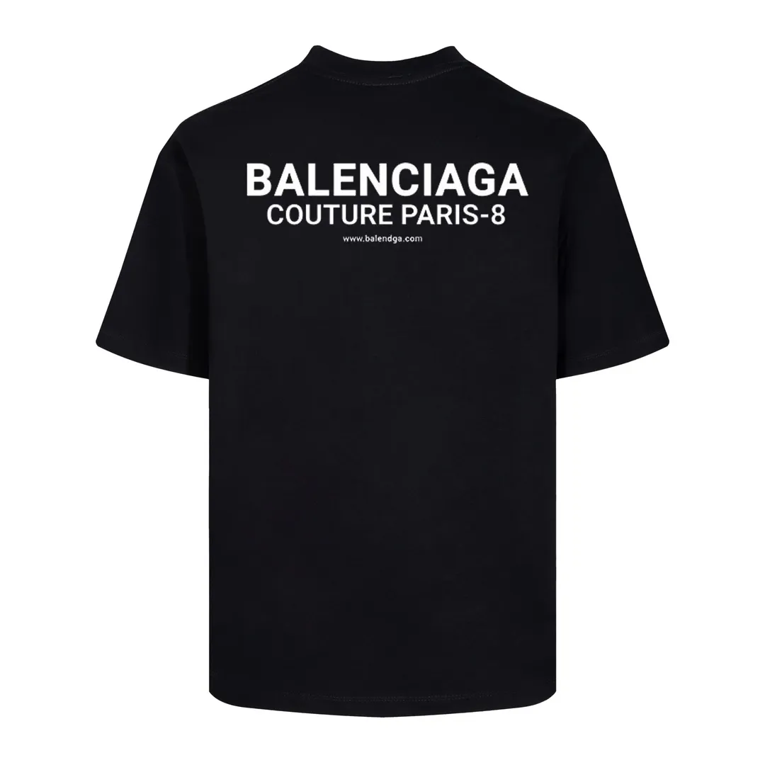 #「 Quality」 《BALENCIAGA 》24SS Classic T Quality - 2 - os 220 -26 280g - 320g - Quality ：Black White Size: XS-S-M-L